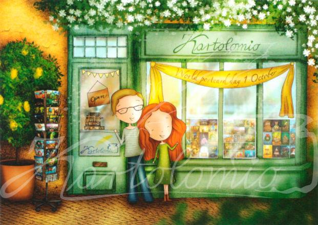 097 - Postcard Day | Kaart Ila Illustrations