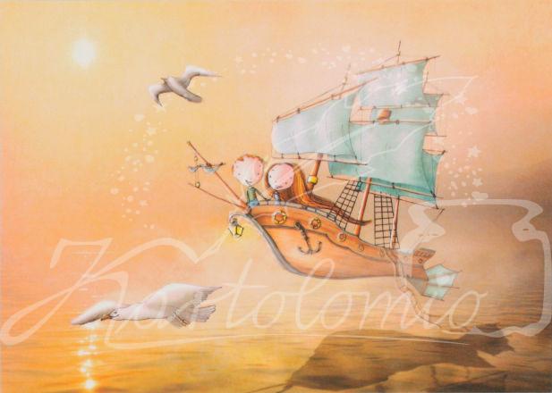 112 - Sailing | Kaart Ila Illustrations