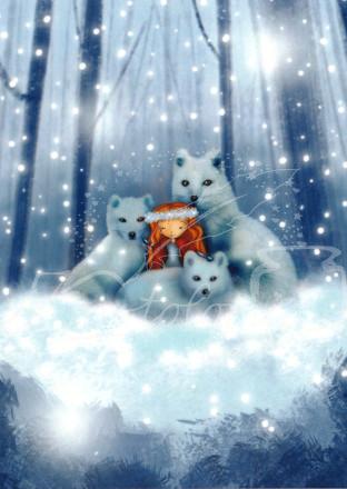 136 - Ice Queen | Kaart Ila Illustrations
