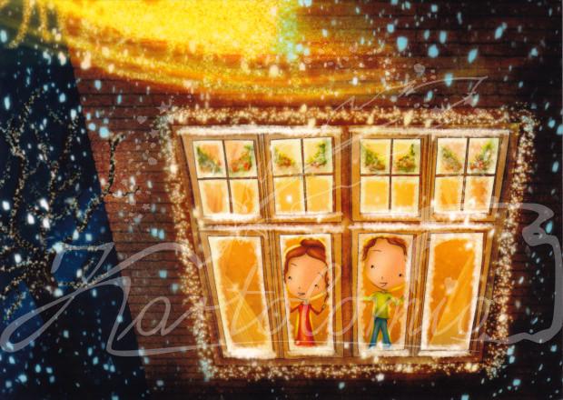 140 - Christmas Magic | Kaart Ila Illustrations