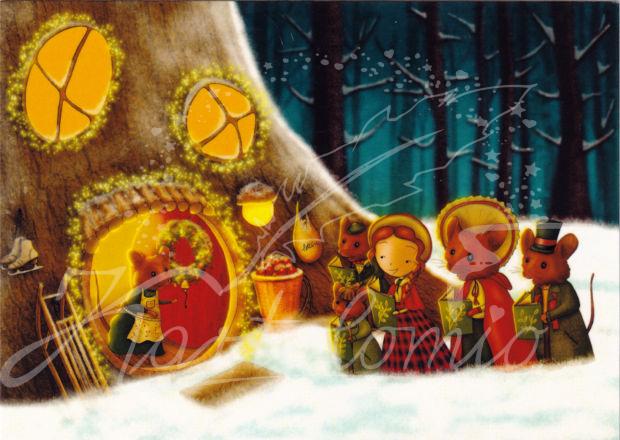 147 - Christmas Carols | Kaart Ila Illustrations