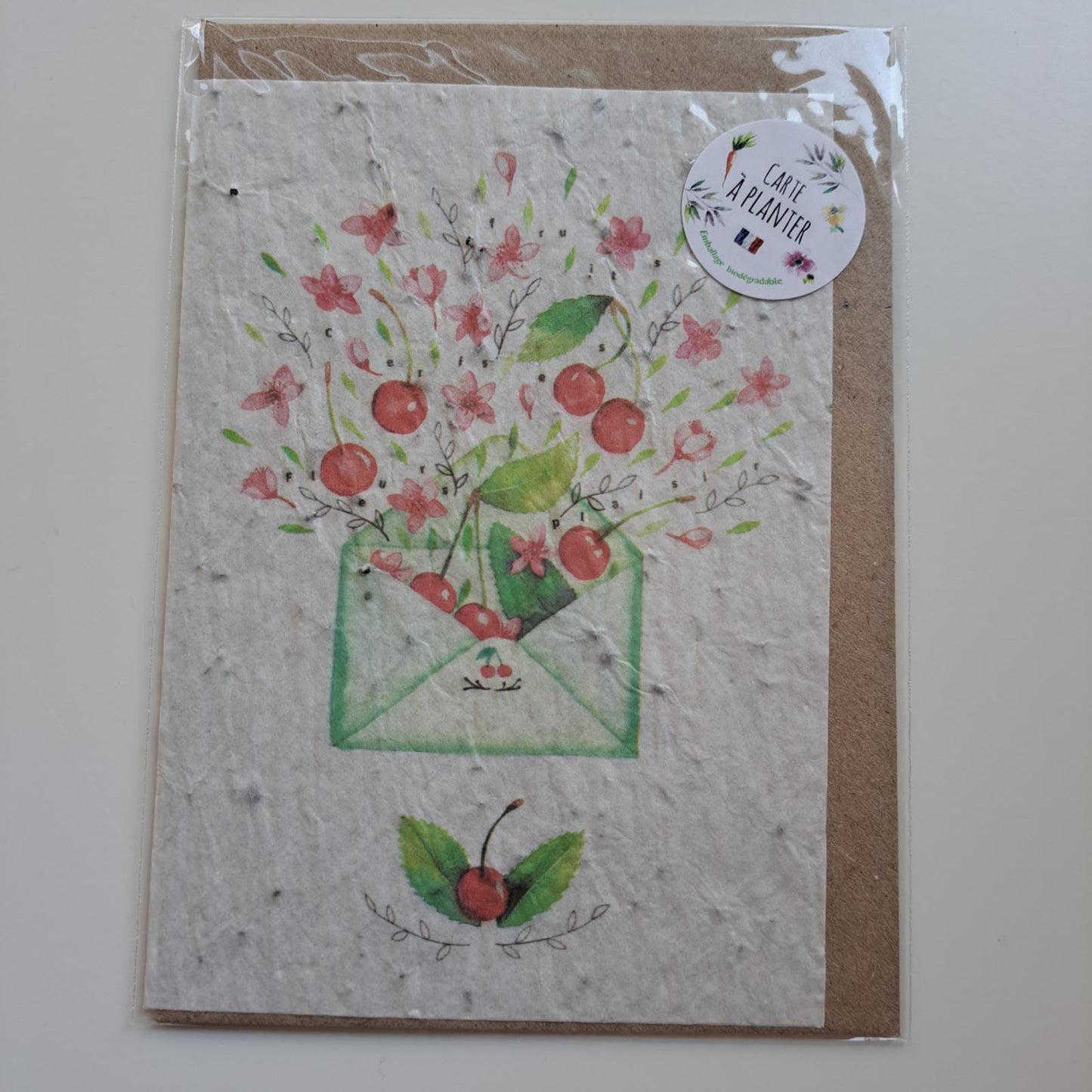 Envelopje met bloemen | Les cartes de Lulu