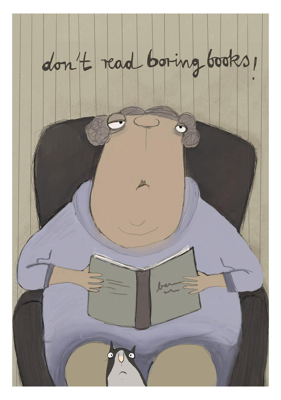 Boring Books | Kaart Kittiekat