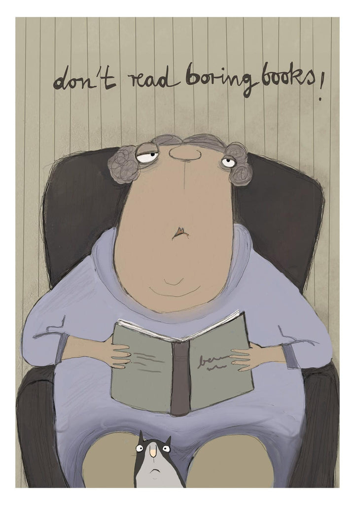 Boring Books | Kaart Kittiekat