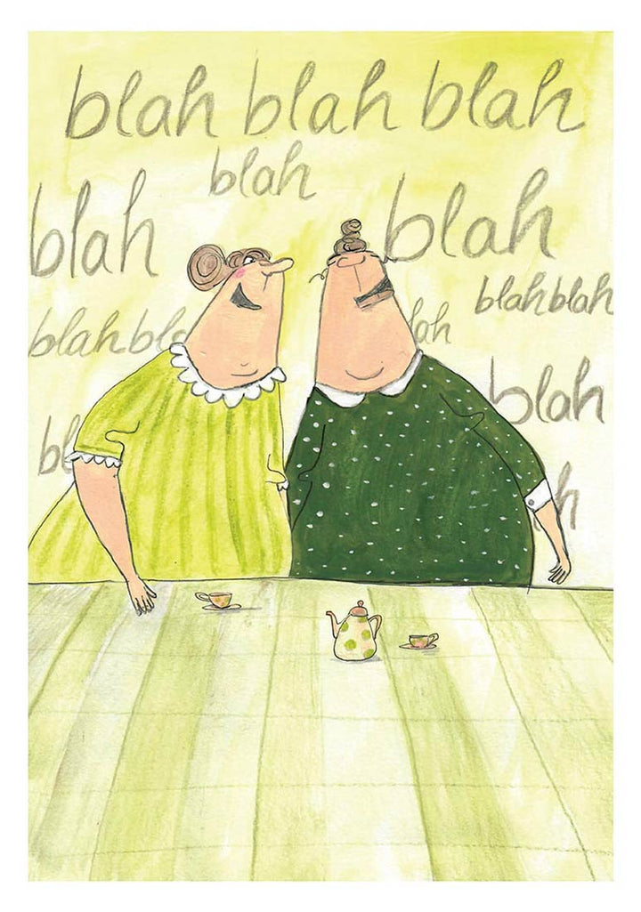 Blah blah | Kaart Kittiekat