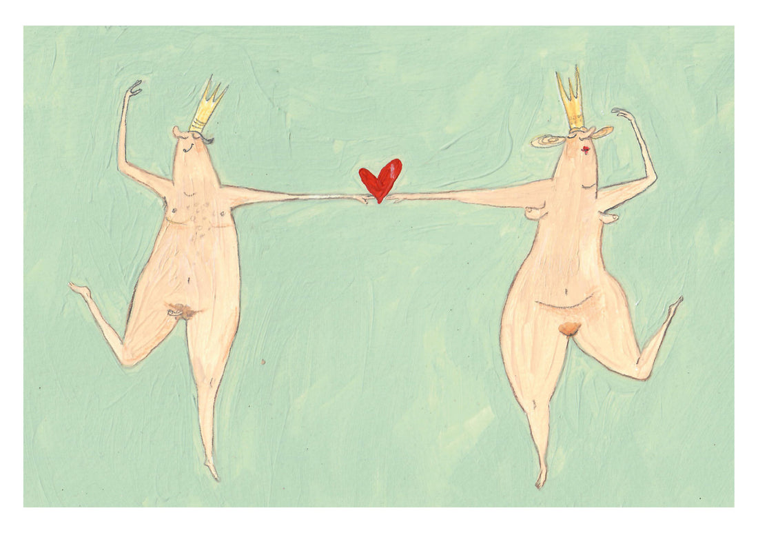 King and Queen | Kaart Kittiekat