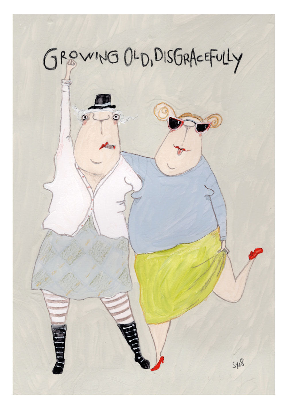 Growing old | Kaart Kittiekat