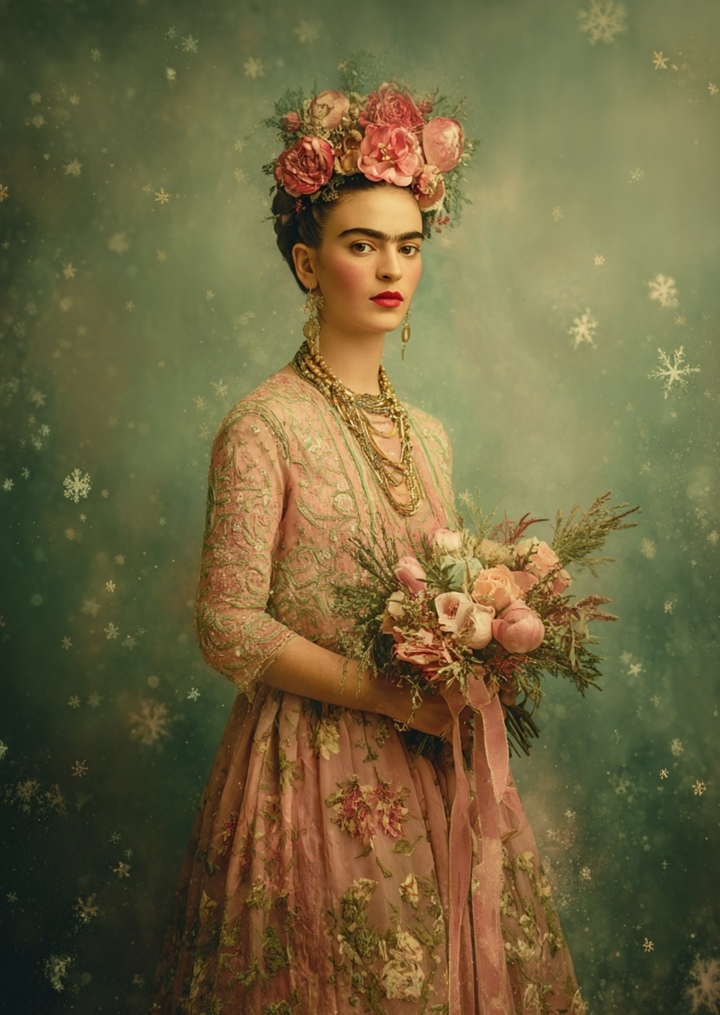 Frida Kahlo: Winter Rose  | Kaart Fripperies
