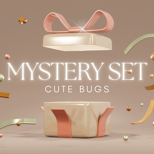 Mystery card set: Cute Bugs | Kaartenset Fripperies