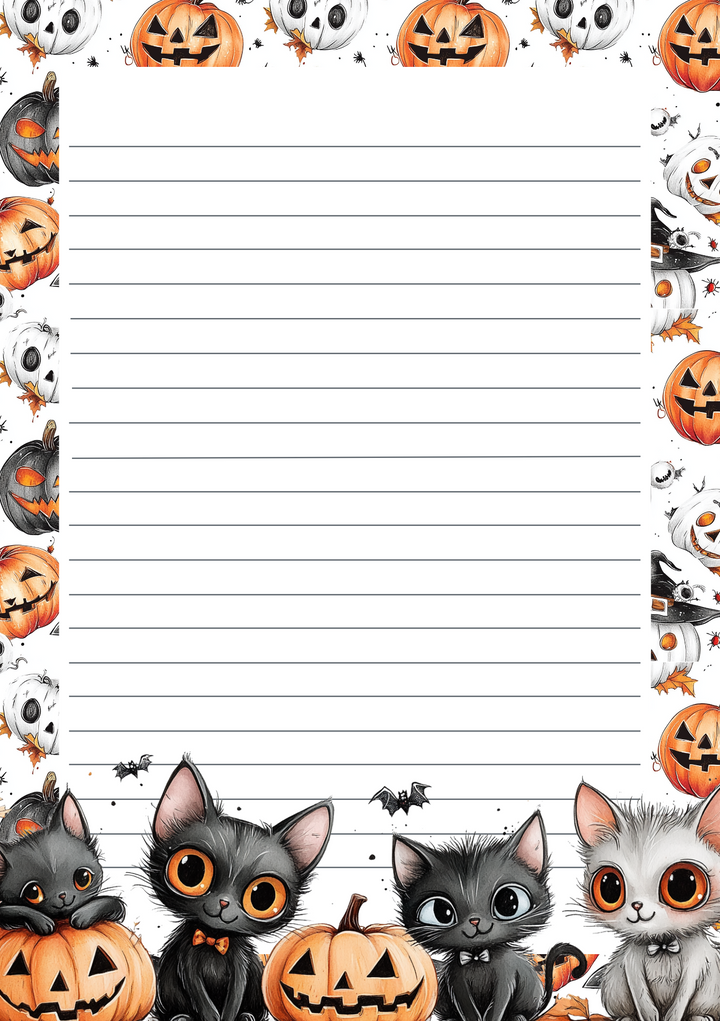 Halloween cats | Briefpapier Fripperies