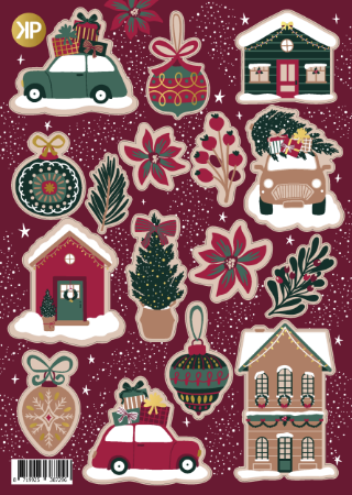 Christmas | Stickervel Kerst 2025