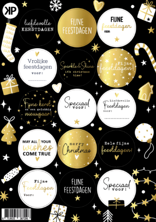 Kerst 2024 | Stickervel