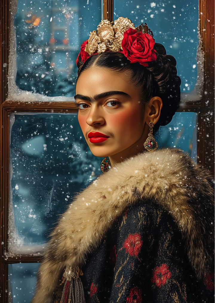 Frida Kahlo: Winter Window | Kaart Fripperies