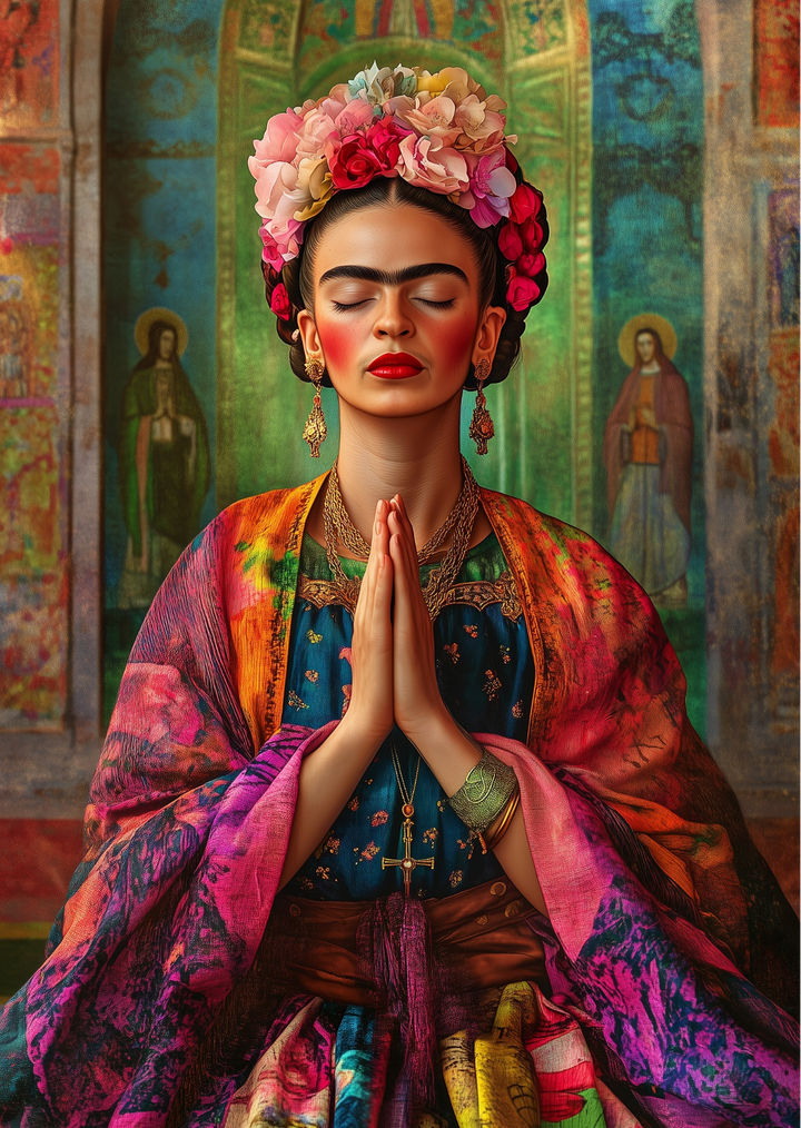 Frida Kahlo: Pray | Kaart Fripperies