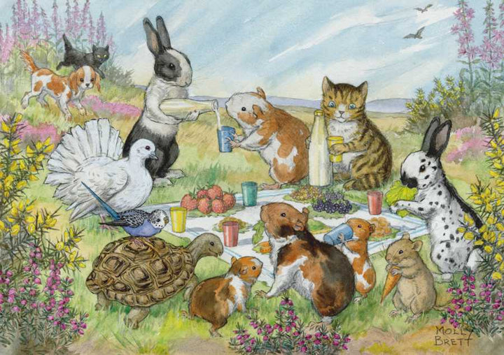 A picnic for pets | Kaart Molly Brett