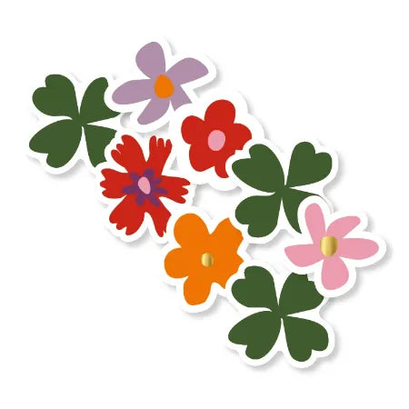 Flowers | Sluitstickers 10st