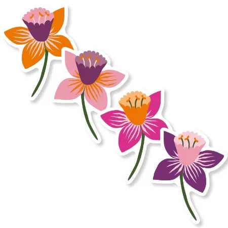 Wildflowers| Sluitstickers 10st