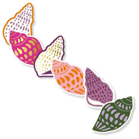 Sea Shells | Sluitstickers 8st