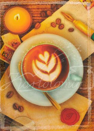 88-005 - Coffee NO. 5 | Kaart Ila Illustrations