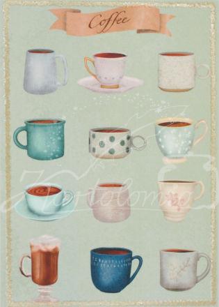 88-003 - Coffee NO. 3 | Kaart Ila Illustrations