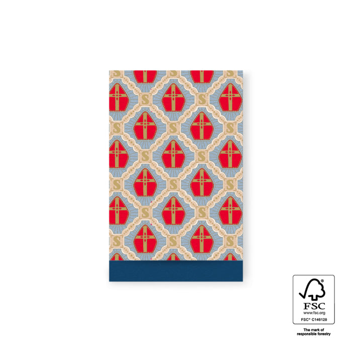 Sint Cadeauzakjes - Mijter Blue - Dark Blue | Cadeauzakjes 5st