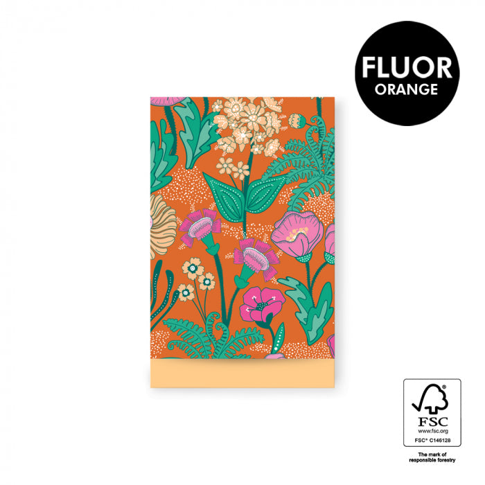 Blumen Vintage Orange | Geschenktüten 5 Stk