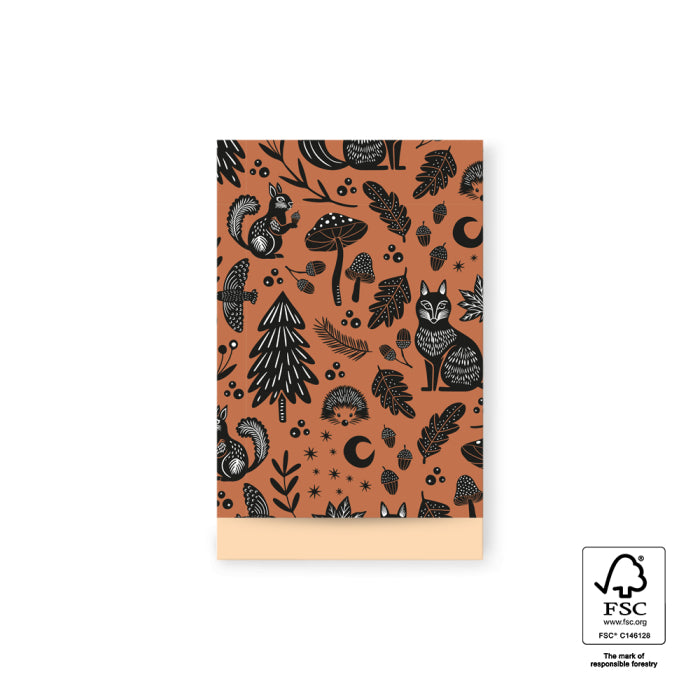 Nature Animals Cognac | Cadeauzakjes 5st