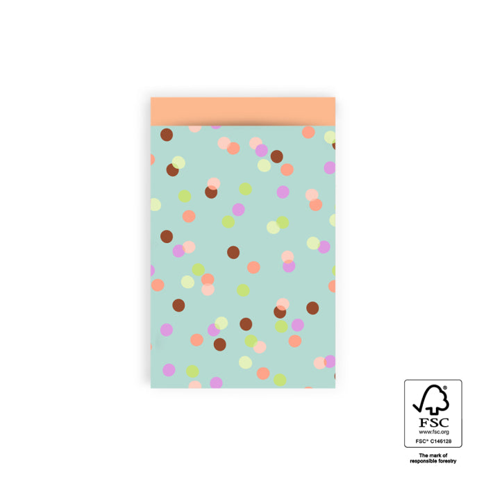 Party Confetti Pistache-Peach | Cadeauzakjes 5st