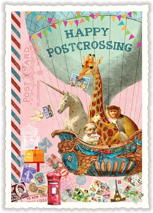 Happy Postcrossing (PK1180) | Kaart Edition Tausendschön