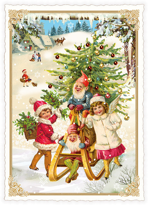 Kerst Kabouter (PK1261) | Kaart Edition Tausendschön