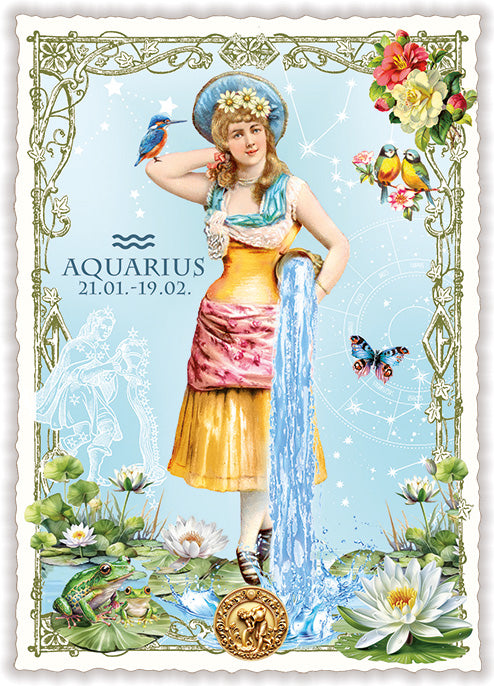 Aquarius (PK1305EN) | Kaart Edition Tausendschön