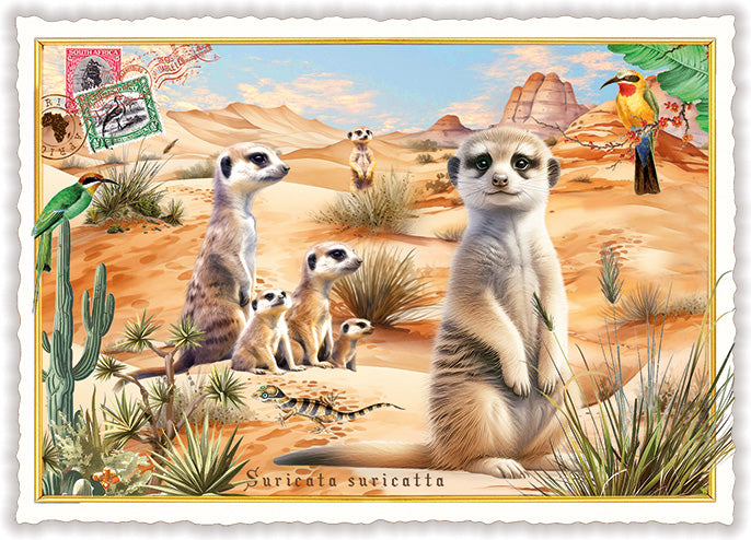 Erdmännchen (PK1325) | Kaart Edition Tausendschön