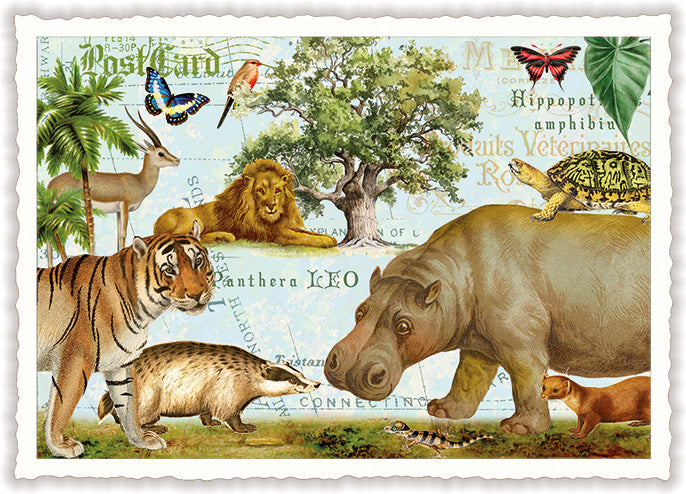Hippo & Freunde (PK1328) | Kaart Edition Tausendschön