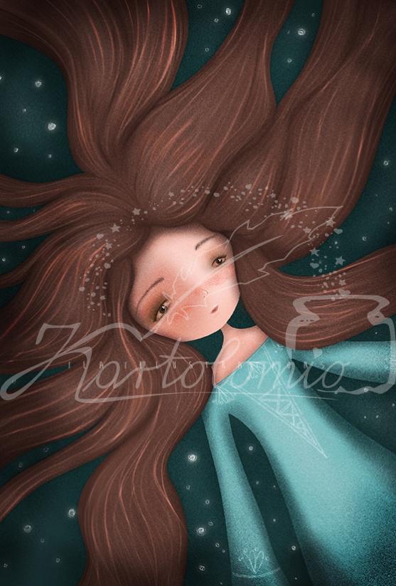 062 - Star gazing | Kaart Ila Illustrations