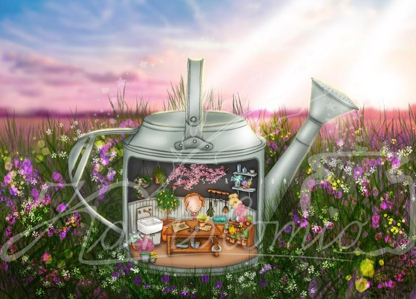 060 - Flower Dream | Kaart Ila Illustrations