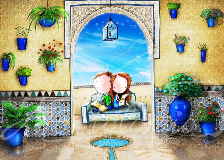 069 - Andalusia | Kaart Ila Illustrations