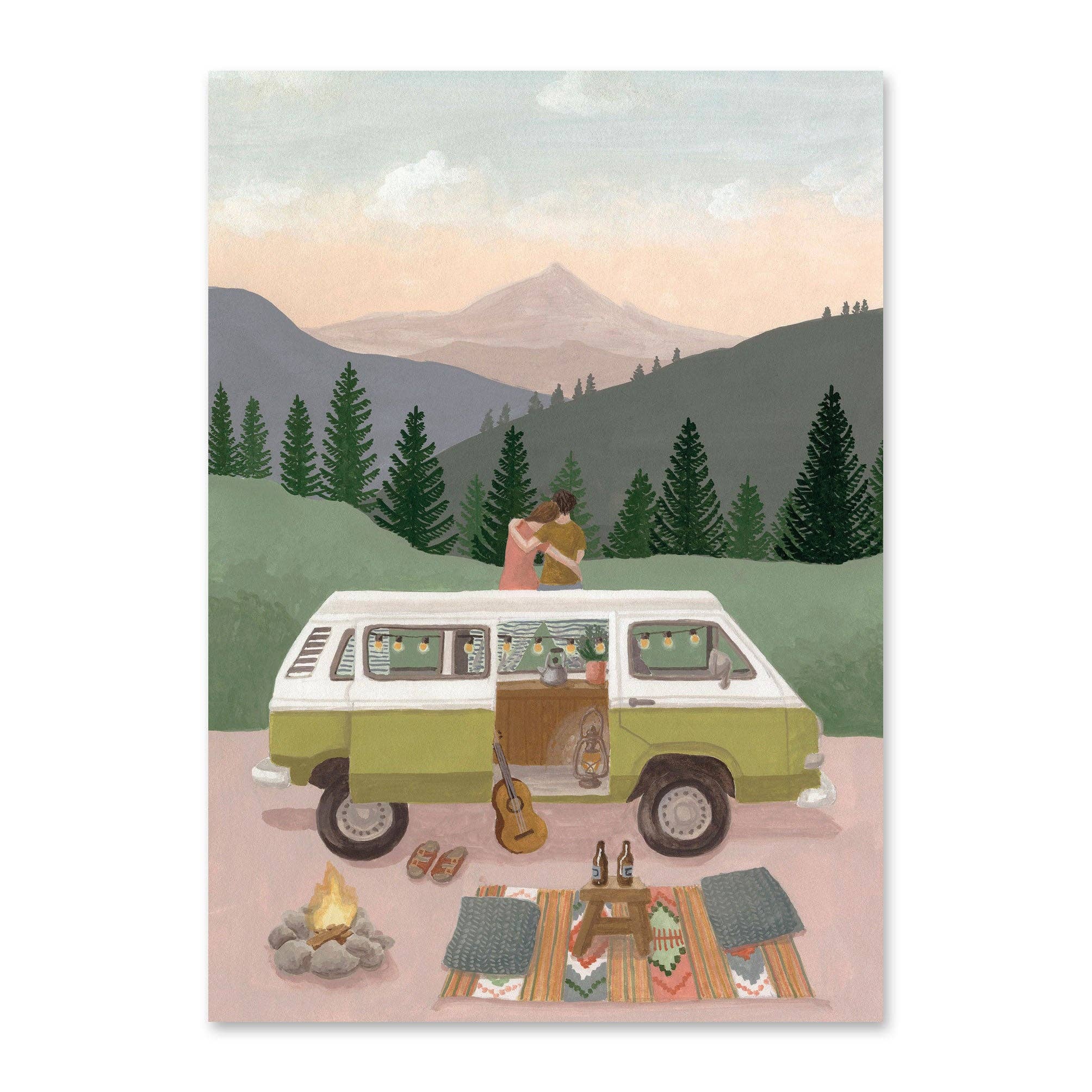 Van life ansichtkaart