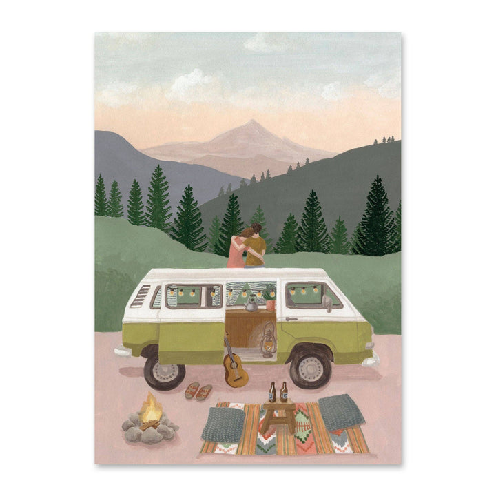 Van life ansichtkaart