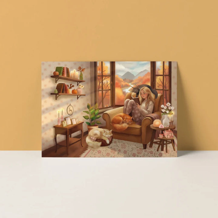 Een gouden middag | Kaart Studio Poppybird