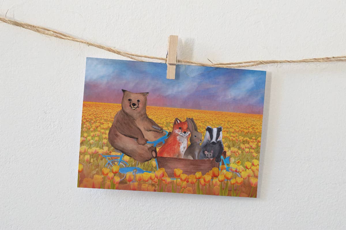 Kaart Tulpenvelden | Kaart Lotte Drouen