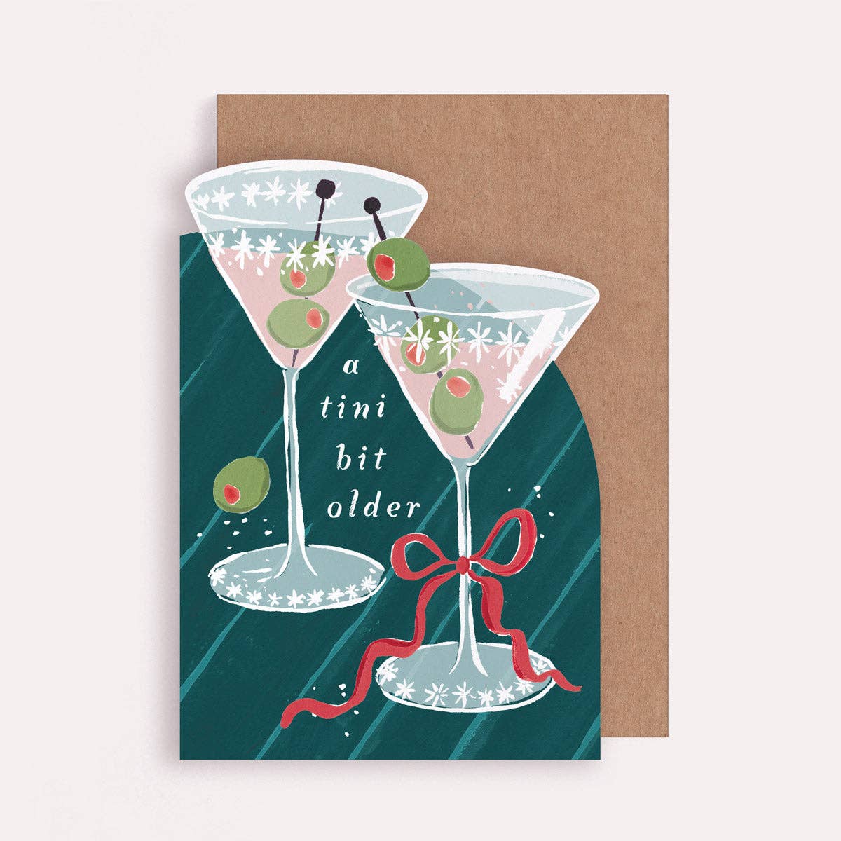 Tini Bit Older Martini verjaardagskaart | Verjaardagskaarten