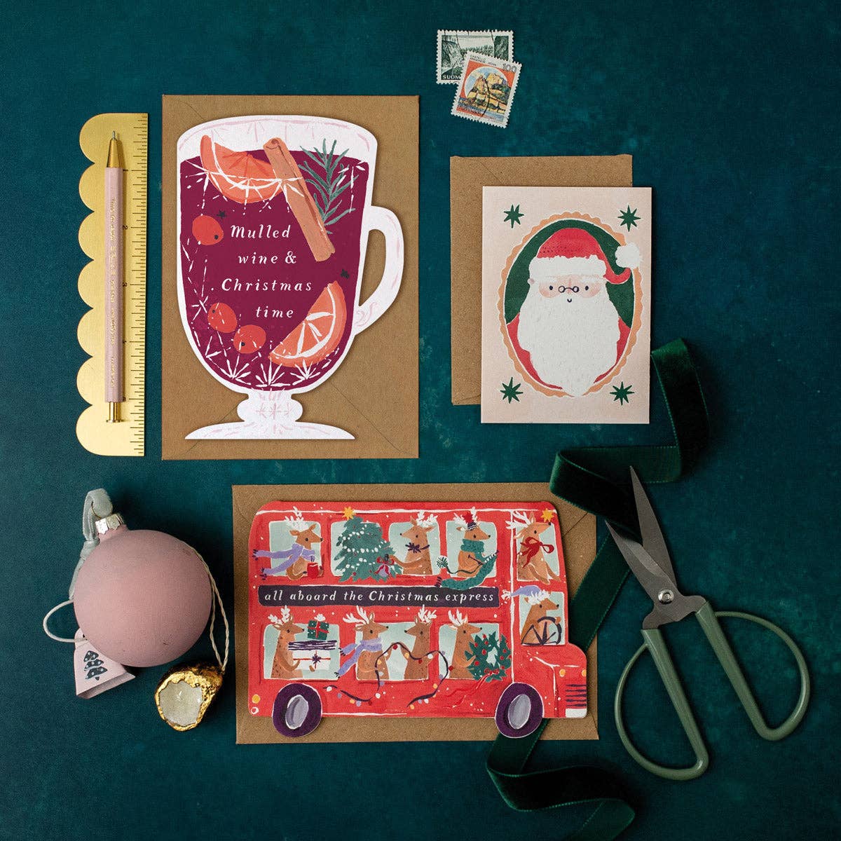 Glühwein-kerstkaart | Feestdagenkaarten | Kerst 2026