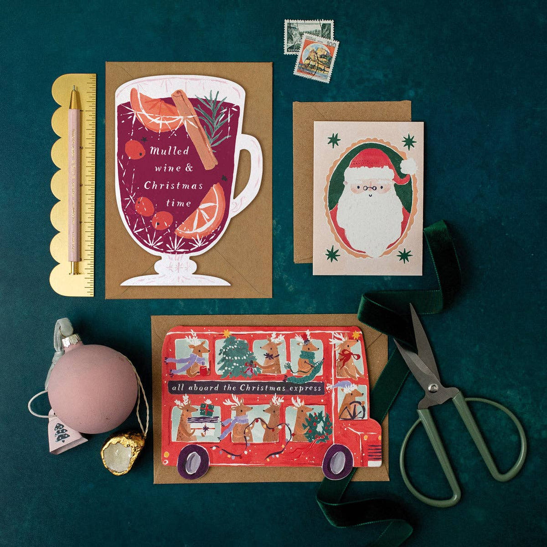 Glühwein-kerstkaart | Feestdagenkaarten | Kerst 2026