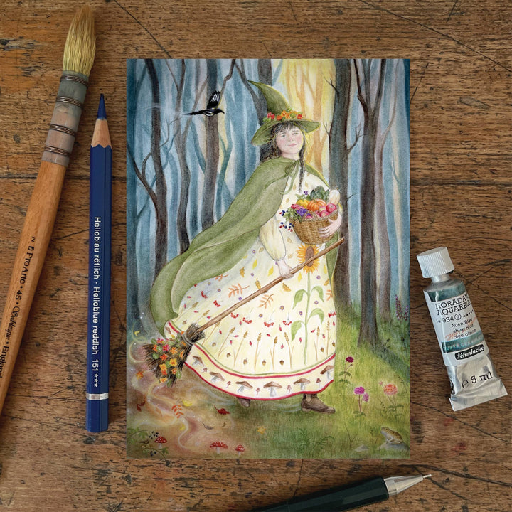 Aankomst van de Herfst | Kaart Mhairi Hellbrandt Illustration