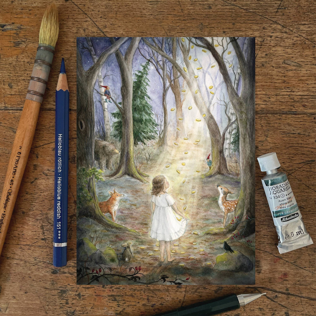 Sterrengeld | Kaart Mhairi Hellbrandt Illustration