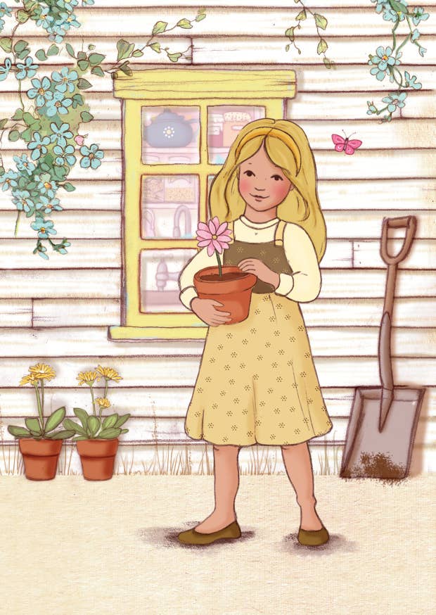 Ansichtkaart De Potting Shed | Kaart Belle & Boo