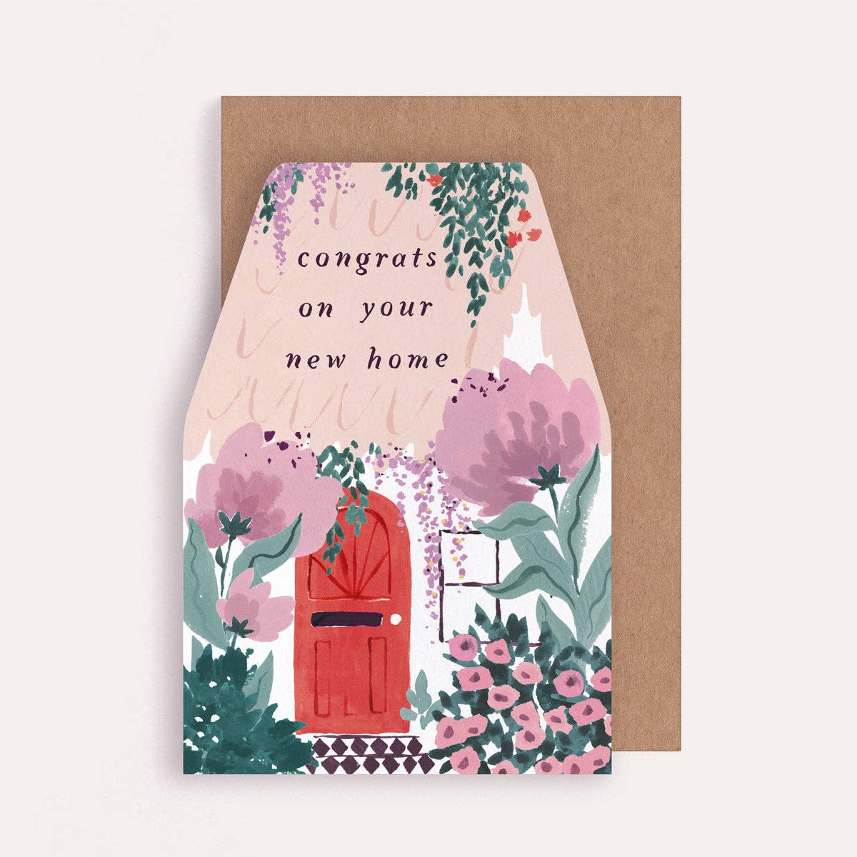 Nieuwe woning kaart | Felicitatiekaart nieuw huis | Inwijdingskaart