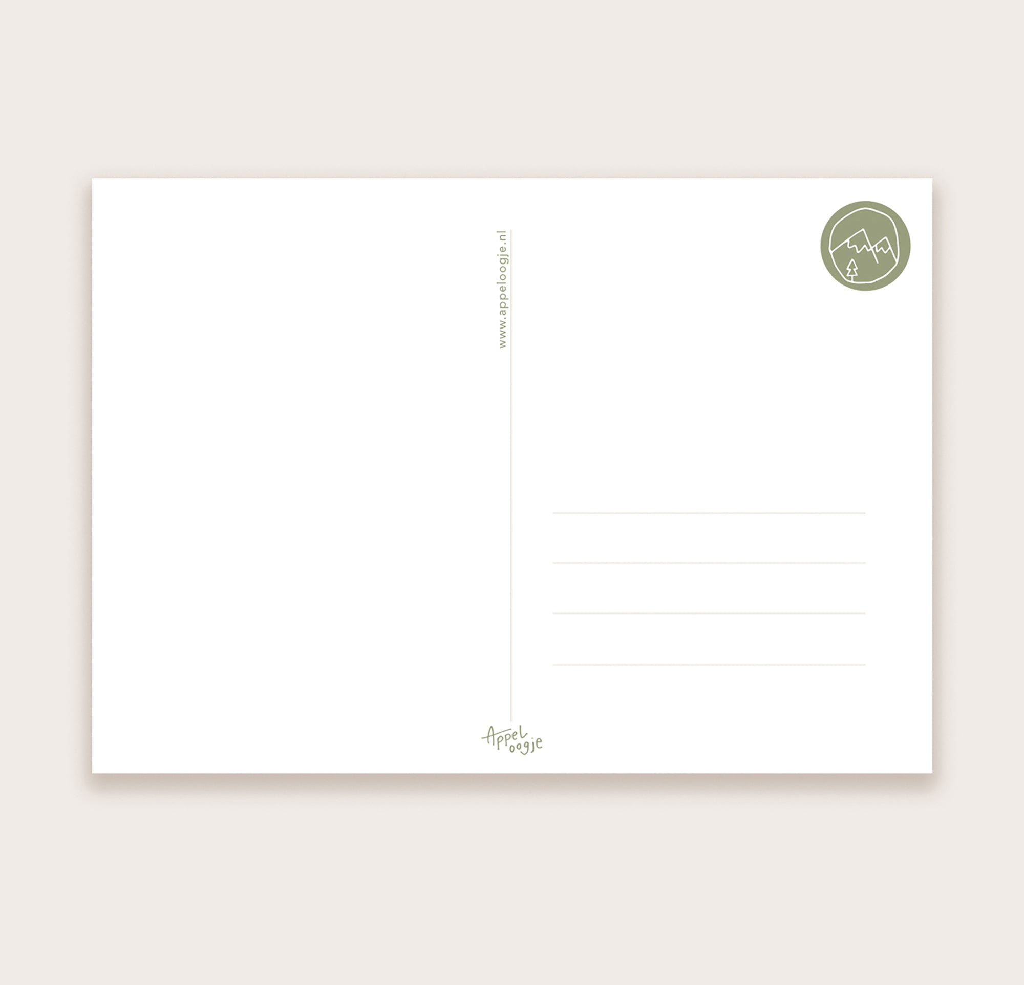 Ansichtkaart konijn | Kaart Appeloogje