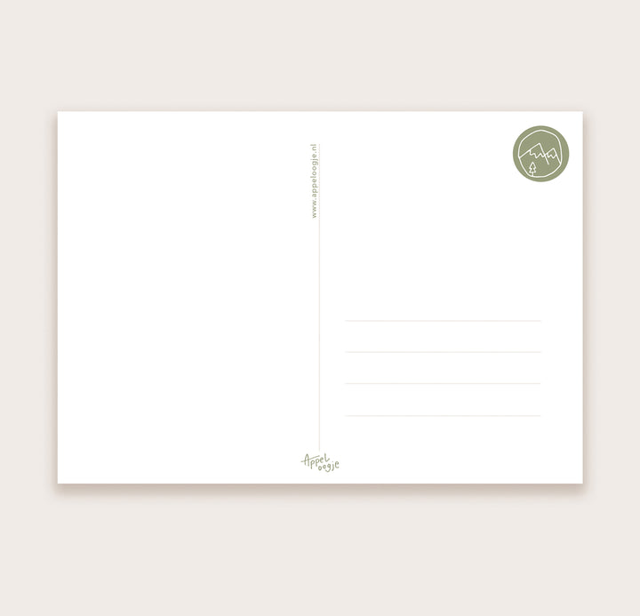 Ansichtkaart konijn | Kaart Appeloogje