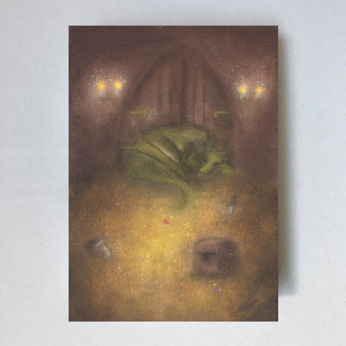 Sprookje 'Draak en schat' Waldorf kaart | Kaart Lot Bouwes